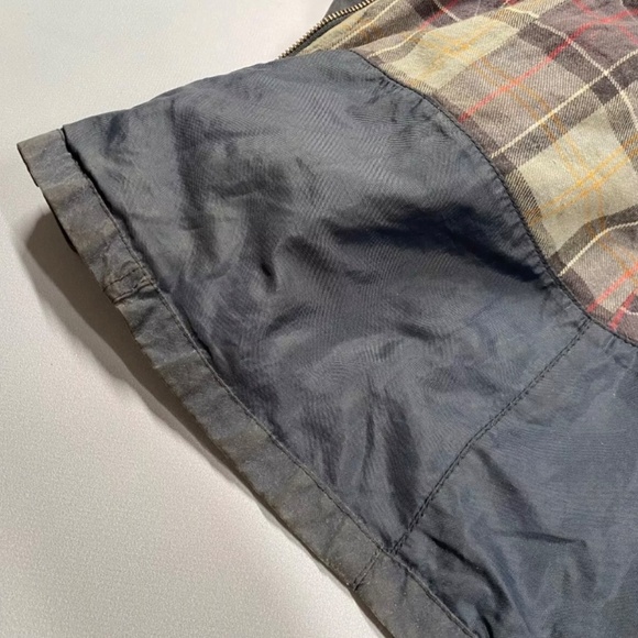 Women's Barbour Vintage Beadnell Wax Jacket Dark Blue size UK14 US10 - Picture 10 of 16